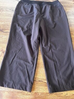 Zenergy by Chico's Brown Womens Size 1 Pants US Size 8-10